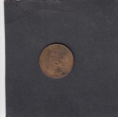 Beschrijving: 1 Cent WILHELMINA  